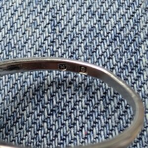 Vintage Sterling Silver Pearl Ring